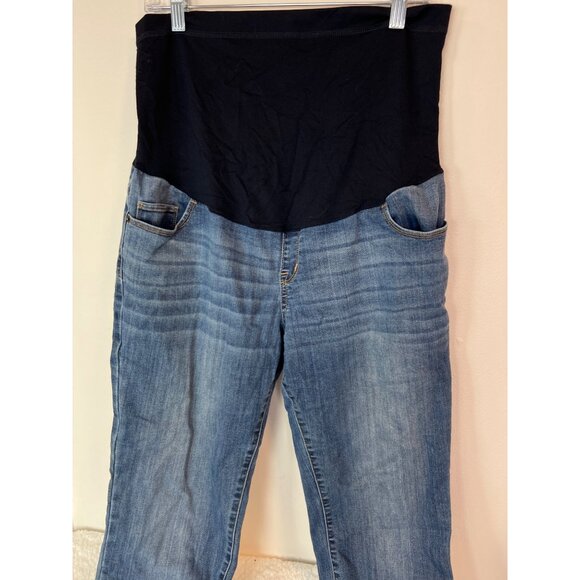 Liz Lange Maternity for Target Bootcut Jeans Size 12 Denim for Pregnancy - Picture 3 of 8